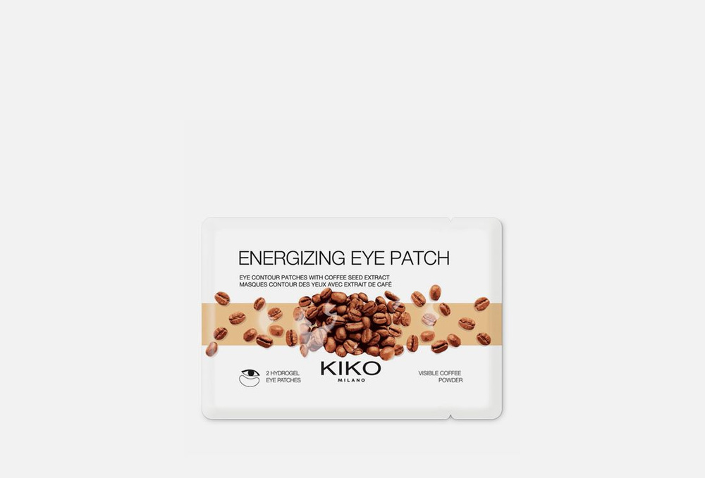 Тонизирующие гидрогелевые патчи с экстрактом кофе для области вокруг глаз / KIKO MILANO, ENERGIZING EYE #1