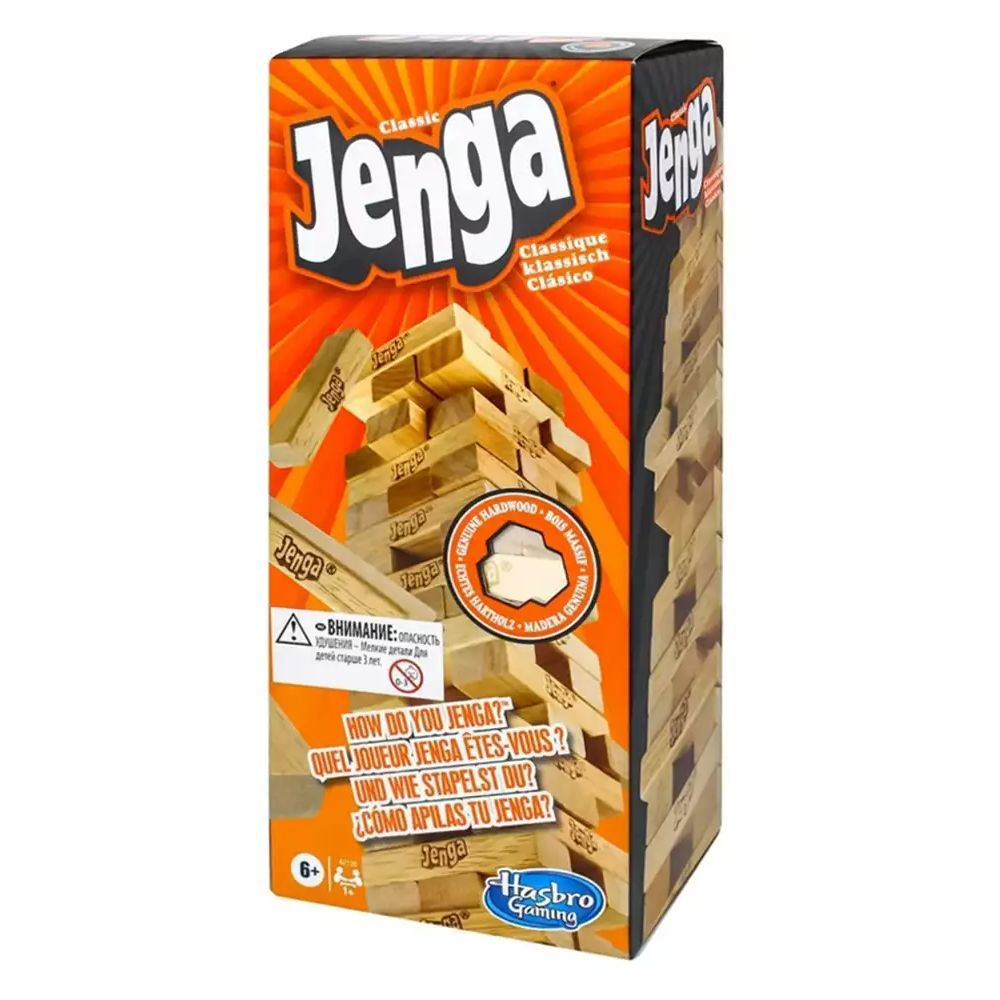 настольная игра Jenga / Дженга / Башня от Hasbro лицензия #1