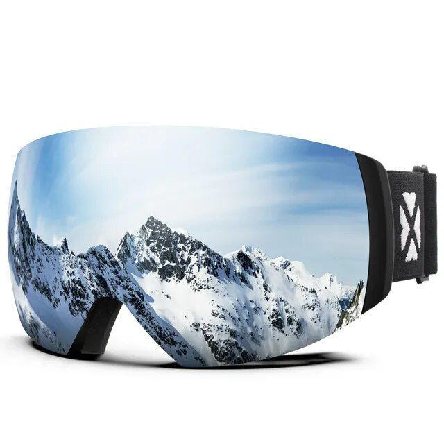Профессиональные лыжные очки с магнитной линзой #1