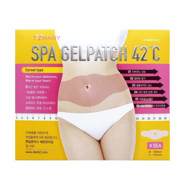 Пластырь для похудения на живот TTMARY SPA GELPATCH 42C (18.6г*5шт) #1