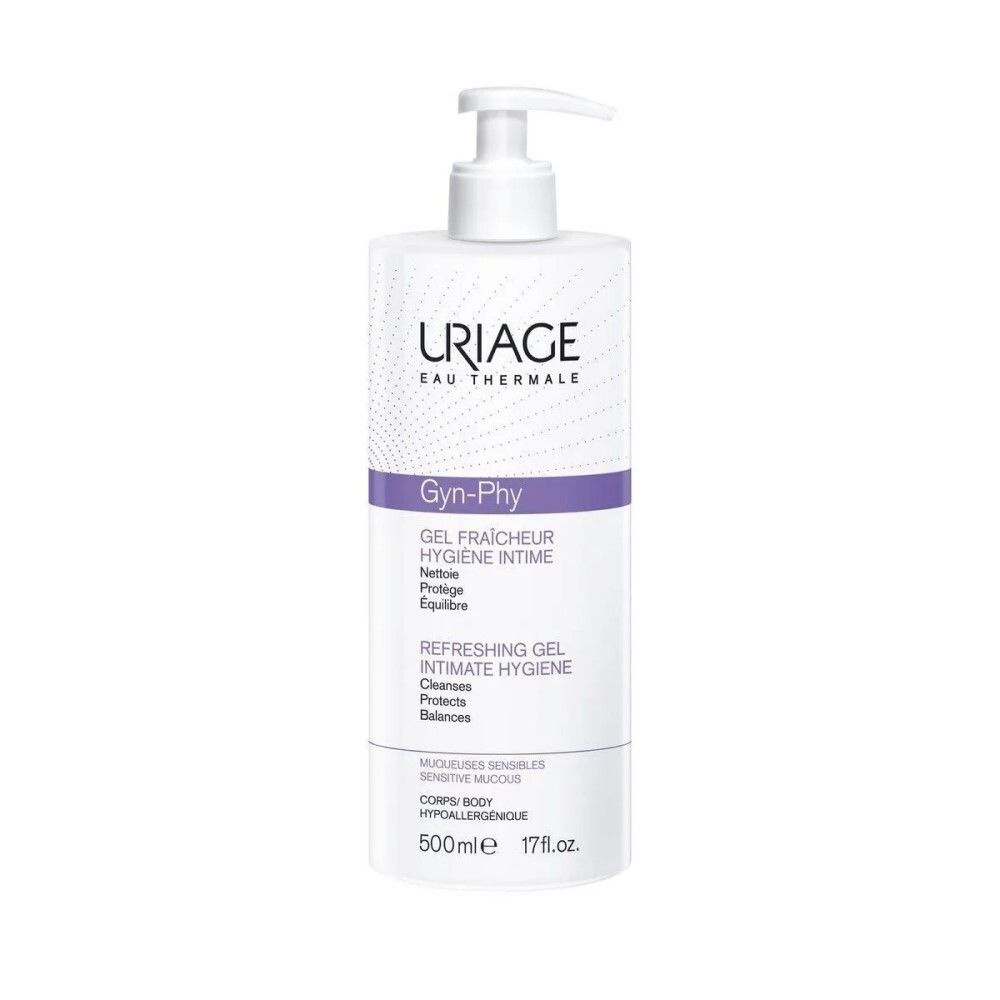 Uriage Gyn-Phy Refreshing Gel Intimate Hygiene Освежающий гель для интимной гигиены, 500 мл  #1