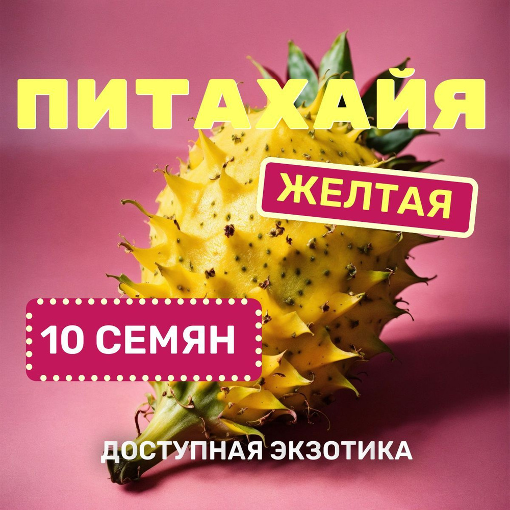 Питахайя Желтая Семена 10шт #1