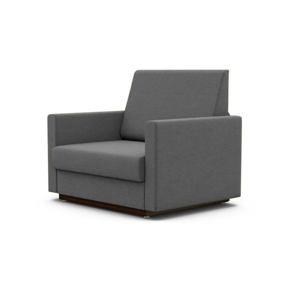 Кресло-кровать Стандарт + ФОКУС- мебельная фабрика 104х80х87 см серый графит  #1