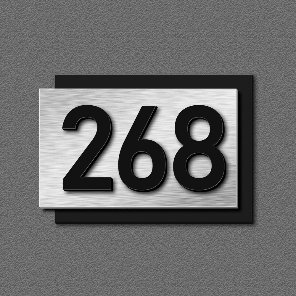 Цифры на дверь, табличка с номером 268 #1