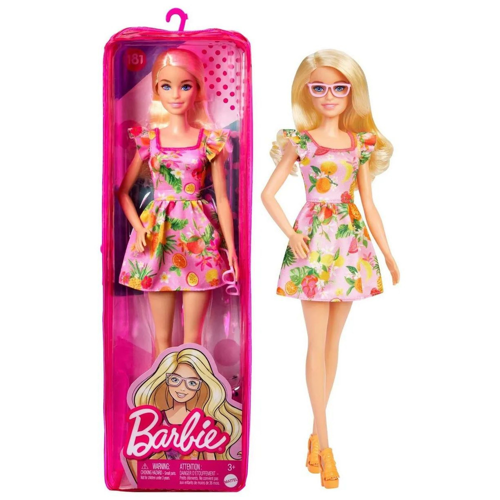 Кукла Барби Модная Штучка - В цветочном платье HBV15 #1