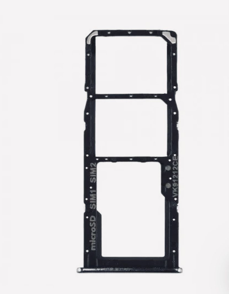 Держатель SIM для Samsung Galaxy A51/A71 (A515F/A715F) (черный) #1