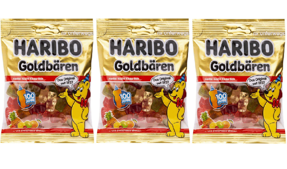 Мармелад Haribo Золотой Мишка 3 уп по 100гр #1