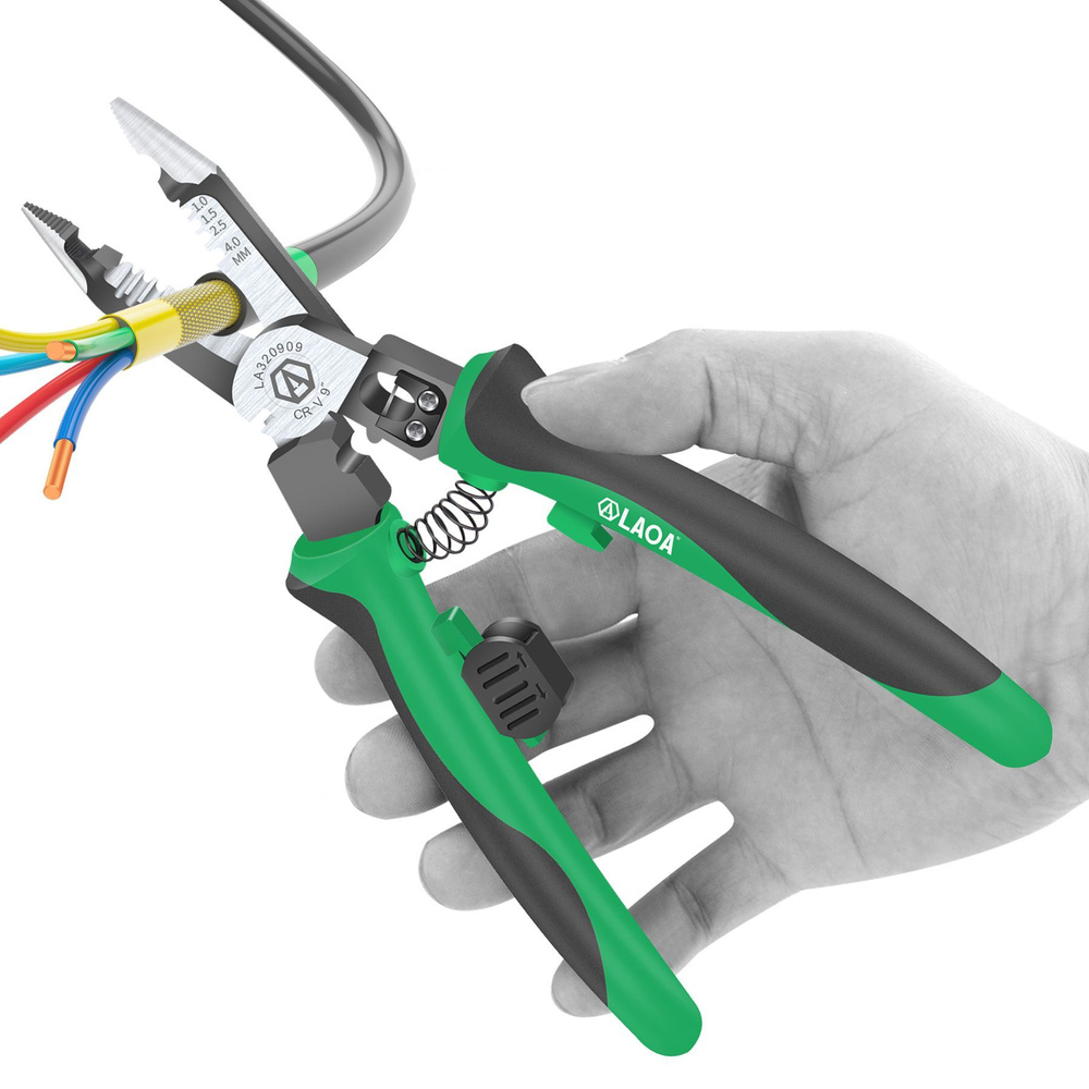 LAOA Многофункциональные плоскогубцы для электрика, плоскогубцы с ...