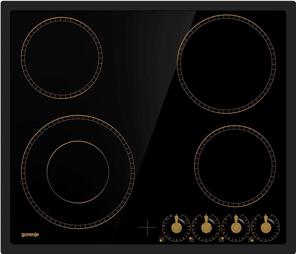 Gorenje Электрическая варочная панель Электрическая стеклокерамика EC642CLB, черный  #1