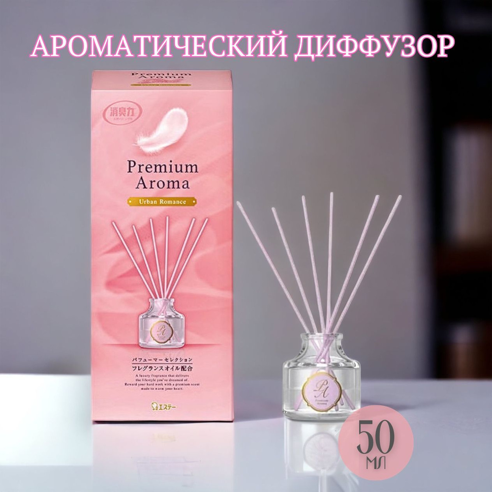 Аромат для дома, диффузор ароматический, Городской романс ST SHOSHURIKI Premium Aroma, 50мл  #1