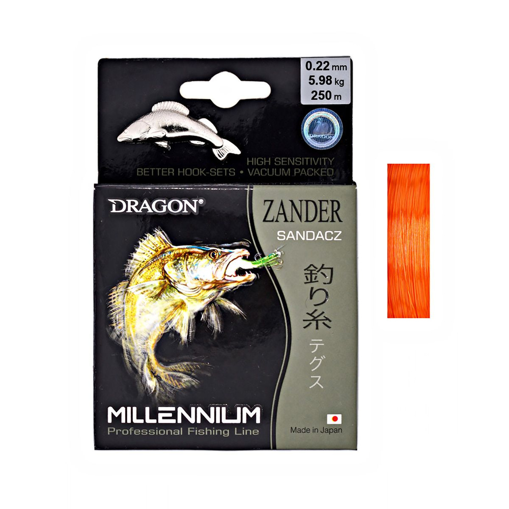 Леска Dragon Millenium Судак 250м 0,22мм #1