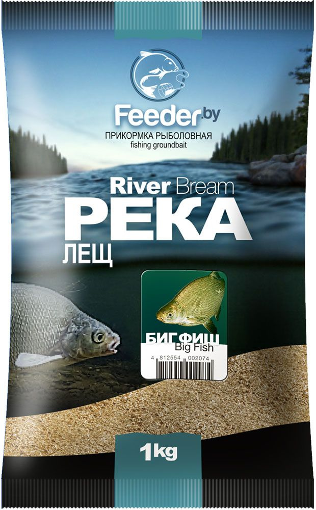 Прикормка Feederby Original River Bream Big Fish/Река Лещ Биг Фиш, 1кг #1