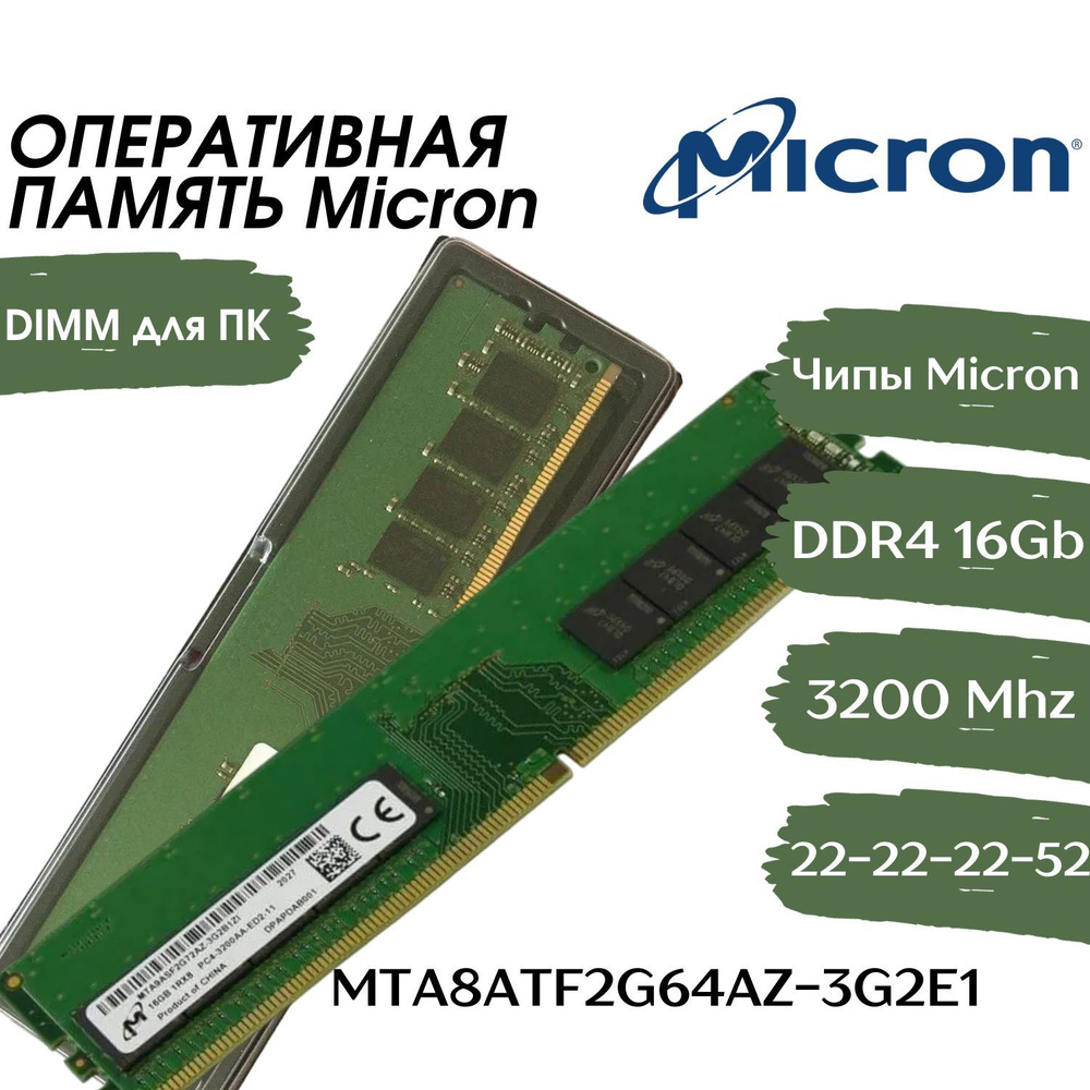 Оперативная память micron ddr4. Orange qfp64 az60 read.