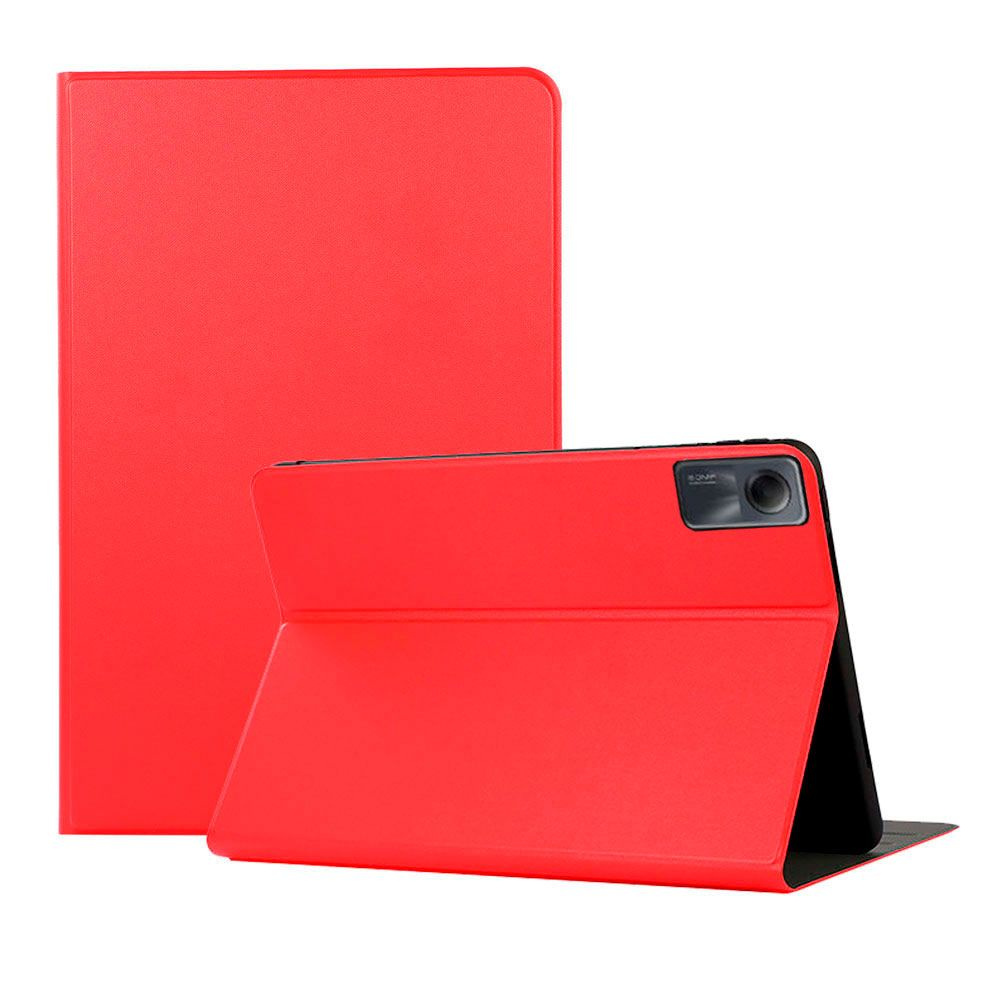 Чехол для планшета Redmi Pad SE (11 дюймов), кожаный, трансформируется в подставку (красный)  #1