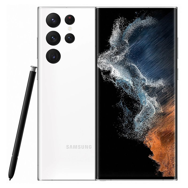 Samsung Смартфон Galaxy S22 Ultra 8/128 ГБ, белый, Восстановленный #1