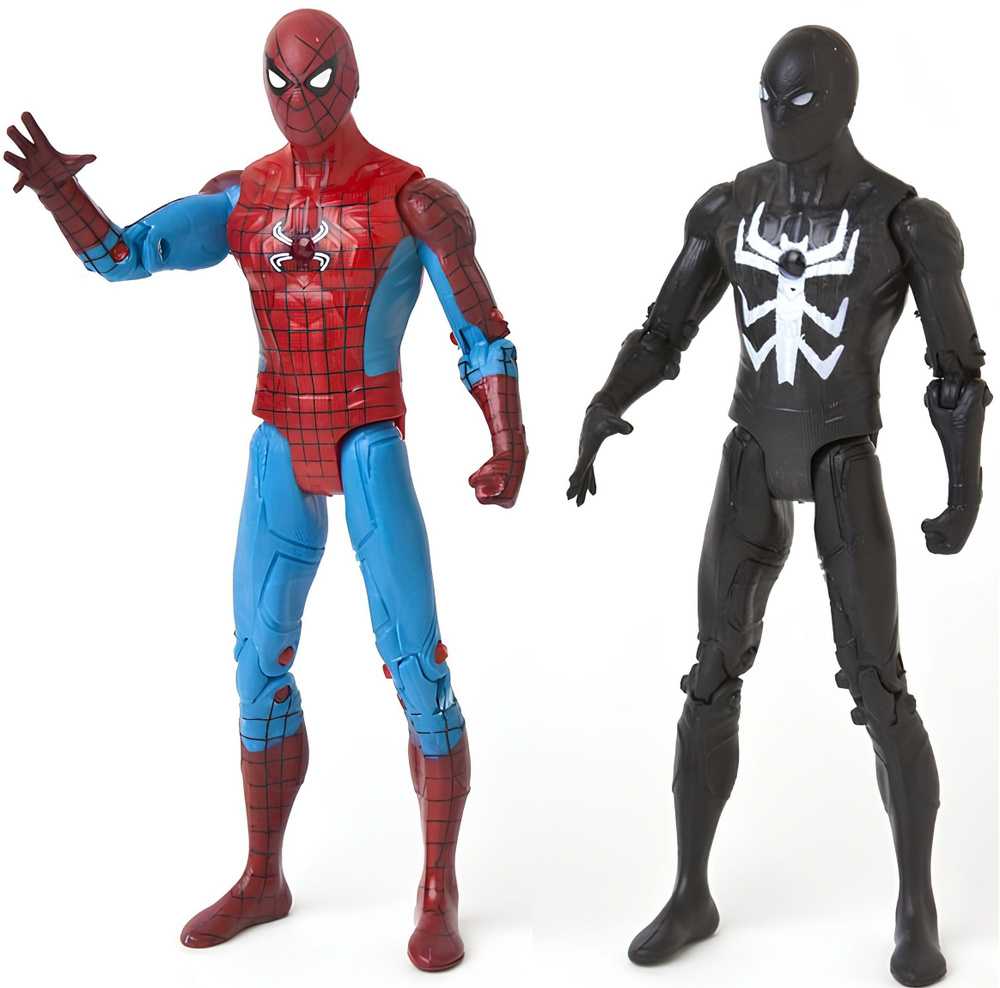 Набор фигурок Человек Паук, Веном / Spider Man, Venom 2шт (17см, пакет)  #1