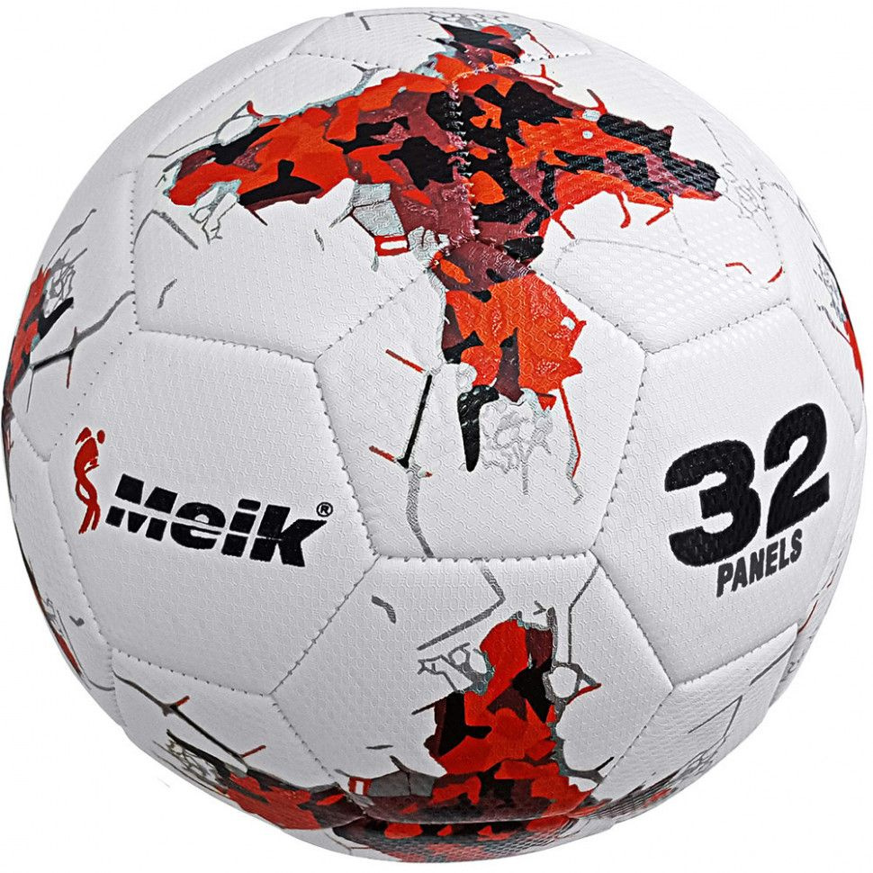 Meik Футбольный мяч, 5 размер, белый #1