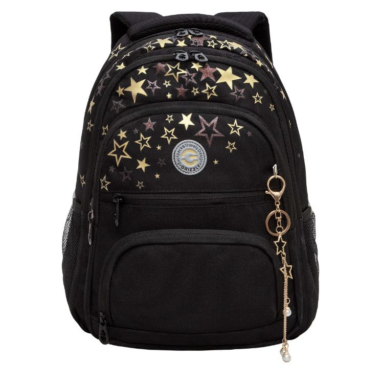 Рюкзак школьный Grizzly RG-462-2 звезды #1