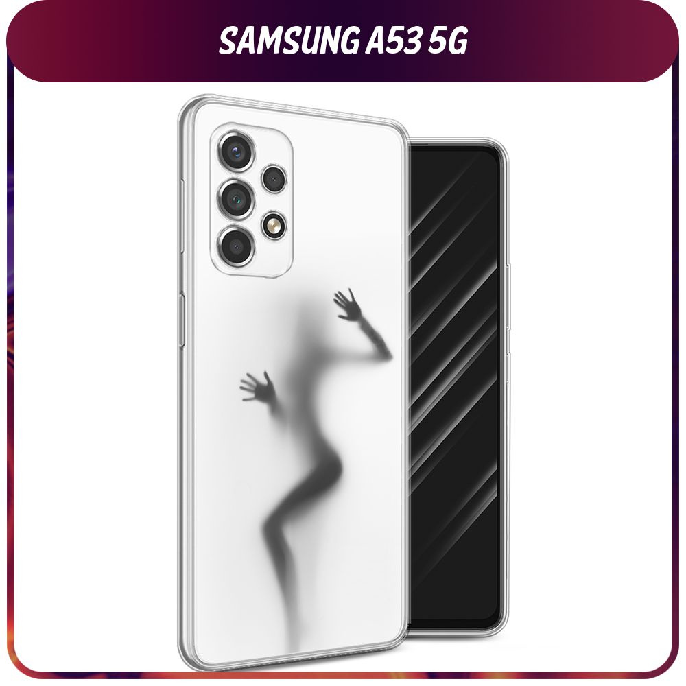 Силиконовый чехол на Samsung Galaxy A53 5G / Самсунг А53 5G "Девушка в душе"  #1