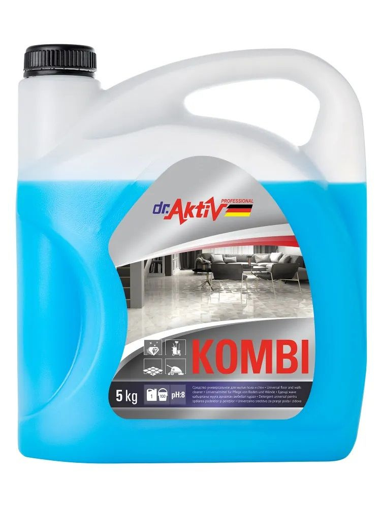 Универсальное средство для мытья полов и стен Dr.Aktiv Kombi 5 кг концентрат  #1
