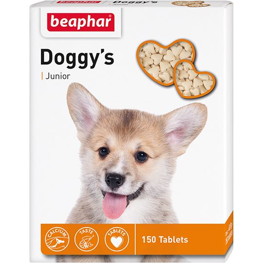 Кормовая добавка Витамины для собак Doggys Junior, 150таб. #1