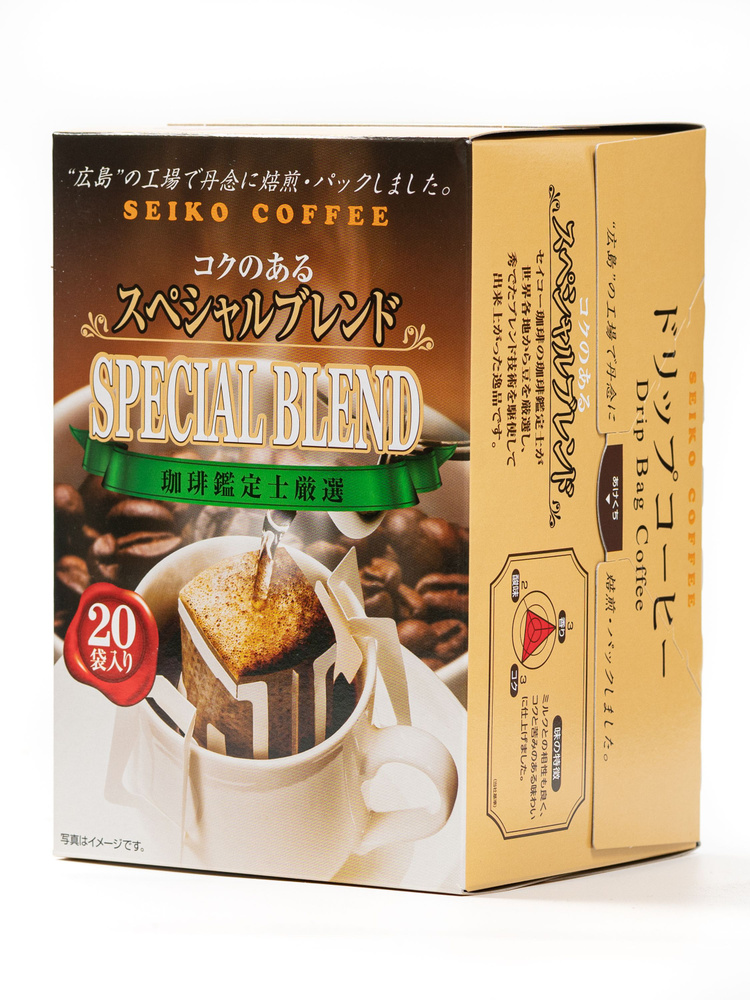 Seiko Кофе молотый японский в дрип пакетах заварной 20 шт. #1