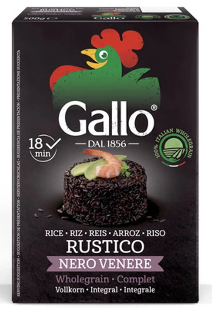 Рис Riso Gallo Venere пропаренный 500 г.Х12 УПАК. #1