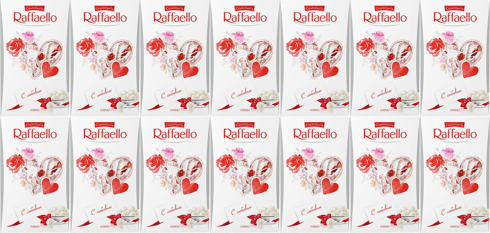 Конфеты Raffaello 70 г, комплект: 14 упаковок по 70 гр. #1