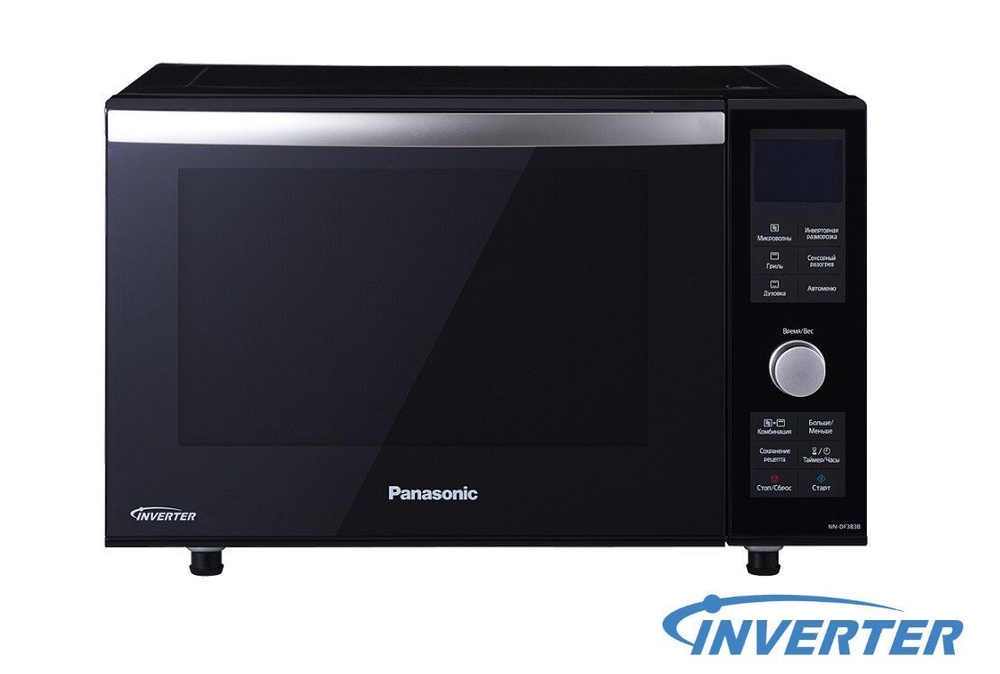 Микроволновая инверторная печь с грилем Panasonic NN-DF383BZPE #1