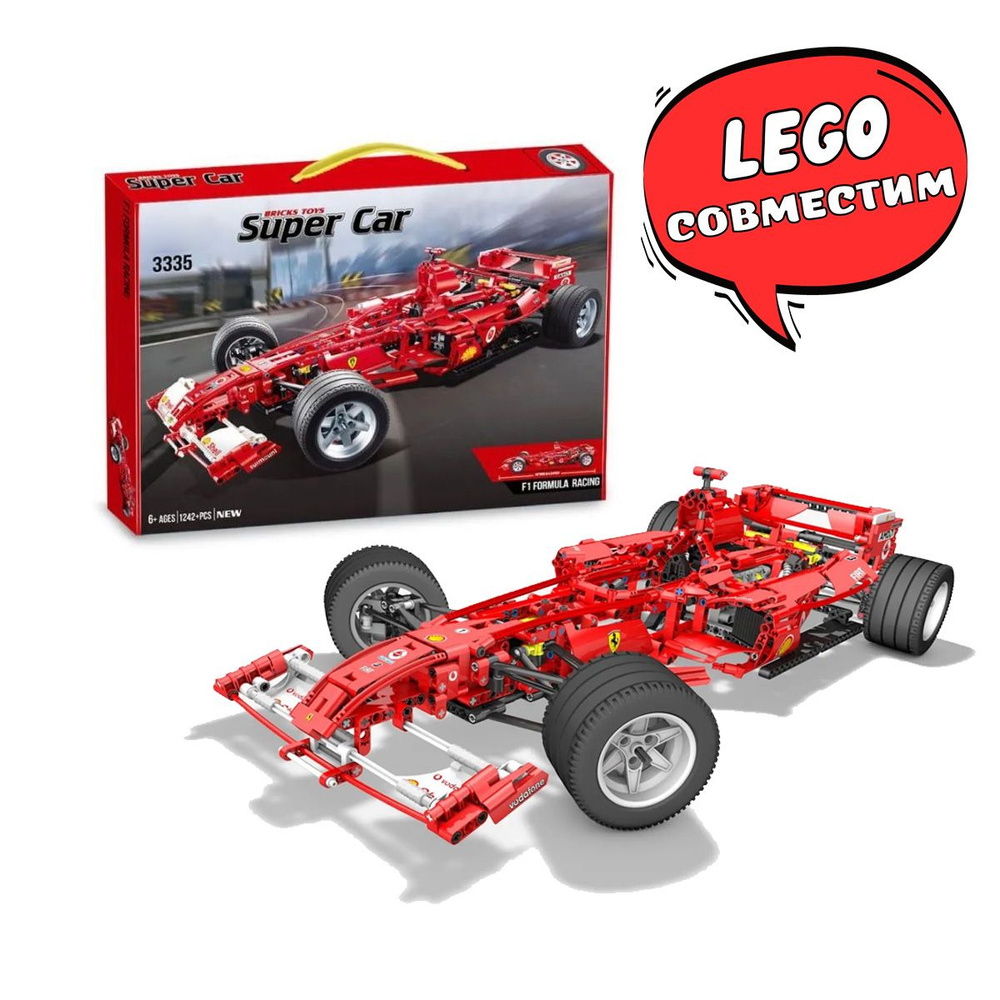 Конструктор Формула 1 Ferrari F1 Гоночный болид Technic - Техник  #1