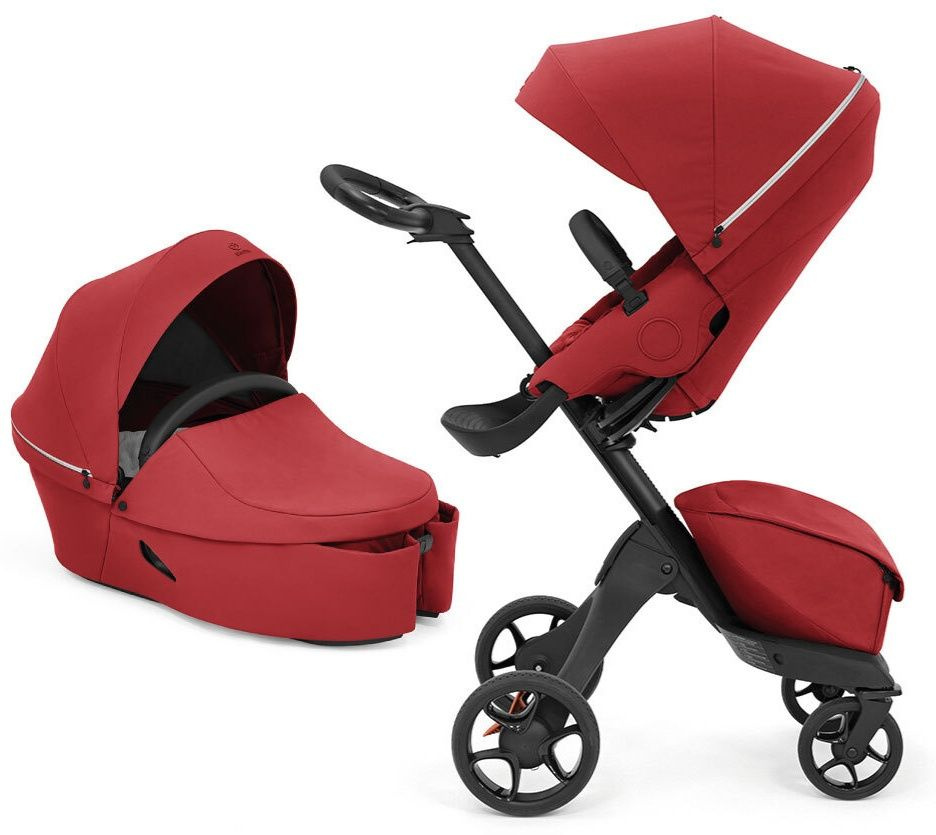 Коляска универсальная 2 в 1 Stokke Xplory X, красный #1