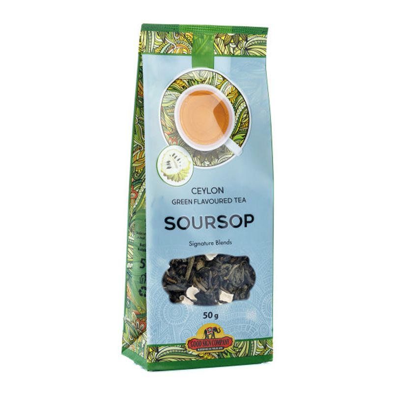 Зелёный цейлонский чай Саусеп Гуд Сайн Компани (Ceylon green tea Soursop Good Sign Company), 50 грамм #1