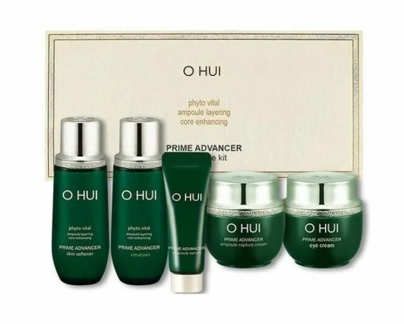 Набор миниатюр Ohui Prime advancer miniature kit (softner20ml/ emulsion 20ml/ serum 4ml/ cream ex 7ml/ #1