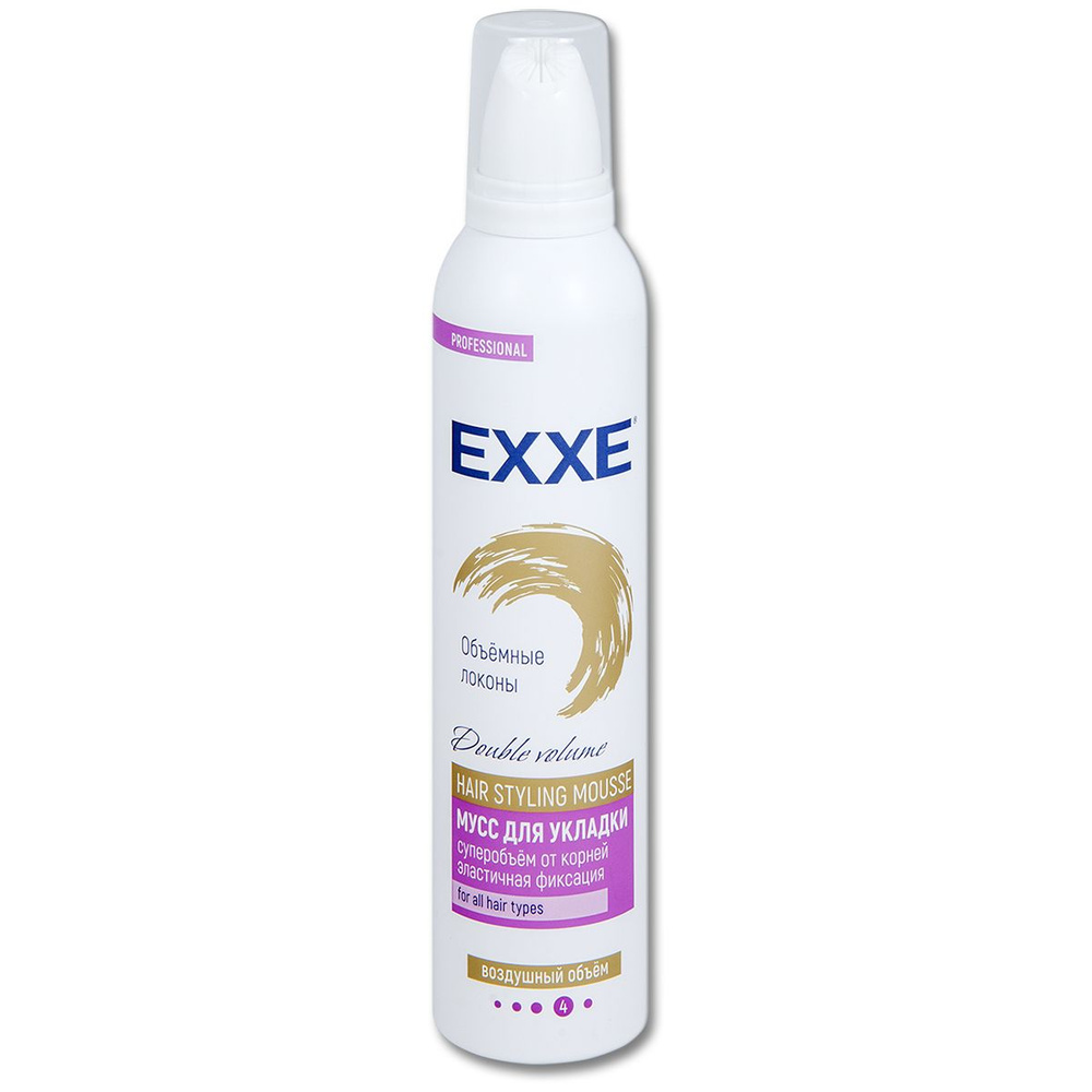 Мусс для укладки волос EXXE "Объёмные локоны", объем, 250 мл, 1 шт.  #1