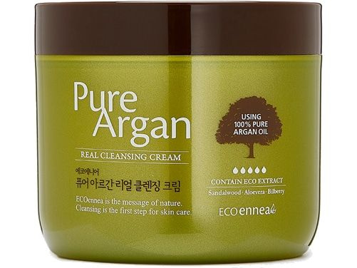 WELCOS Очищающий крем для лица Ecoennea Pure Argan Real Cleansing Cream #1