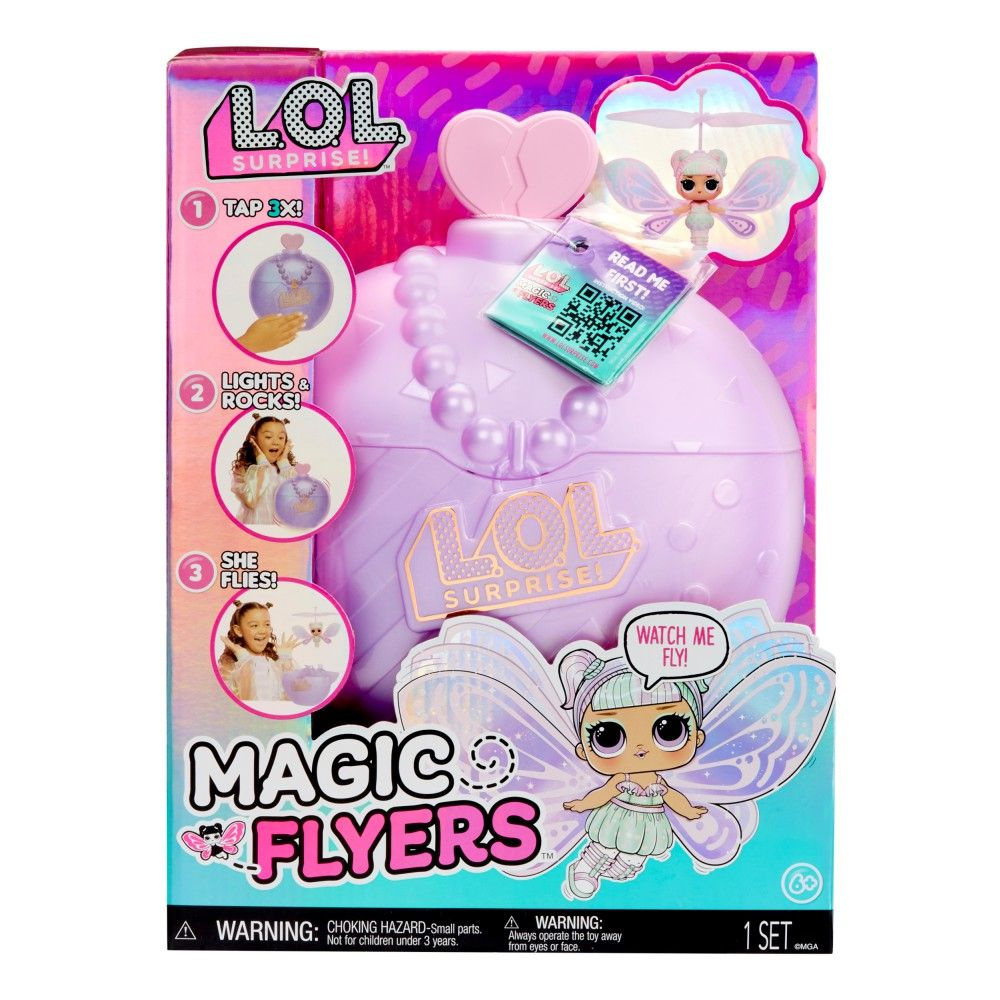 Кукла LOL Surprise Magic Flyers Sweetie Fly - волшебная летающая Фея ЛОЛ - сиреневый шар с куклой Свити #1