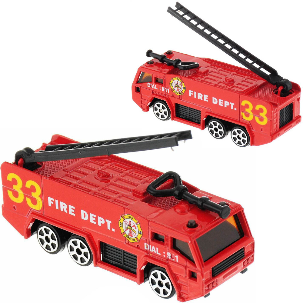 Металлическая машинка Street Machine Спецслужба: Пожарная машина ...