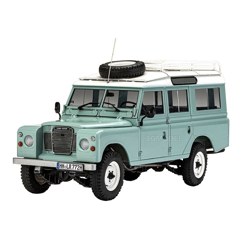 Сборная модель Машинка Revell-07047 1/24 Land Rover Series 3 Off-Road Wagon car model kit  #1