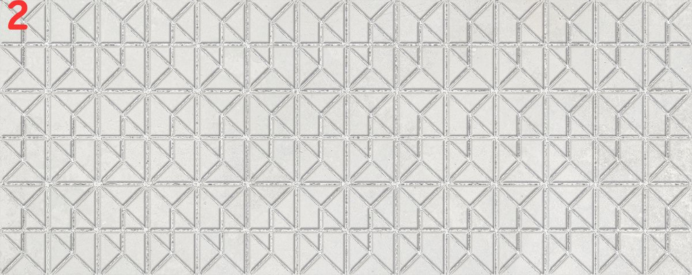 Плитка настенная Azori Trent Modello 20.1x50.5 см 1.52 м матовая цвет серый (2 шт.)  #1