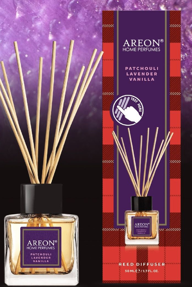 Ароматизатор для дома AREON Home Perfume Sticks 50 ml Patchouli Lavender Vanilla (Пачули Лаванда Ваниль) #1