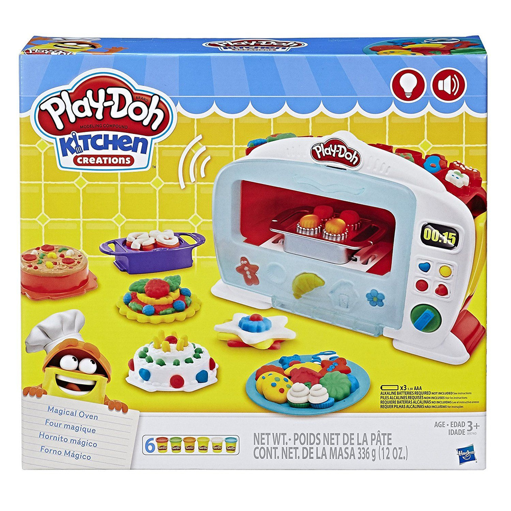 Набор из пластилина Play Toy Kitchen. Готовим в печи. Детская Печь /  Игрушечная духовка. 6 ЦВЕТОВ. - купить с доставкой по выгодным ценам в  интернет-магазине OZON (1350985996)