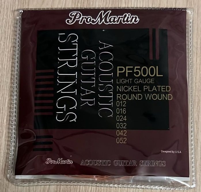 Струны для акустической гитары PRO MARTIN ACOUSTIC GUITAR STRINGS PF500L 12-52  #1