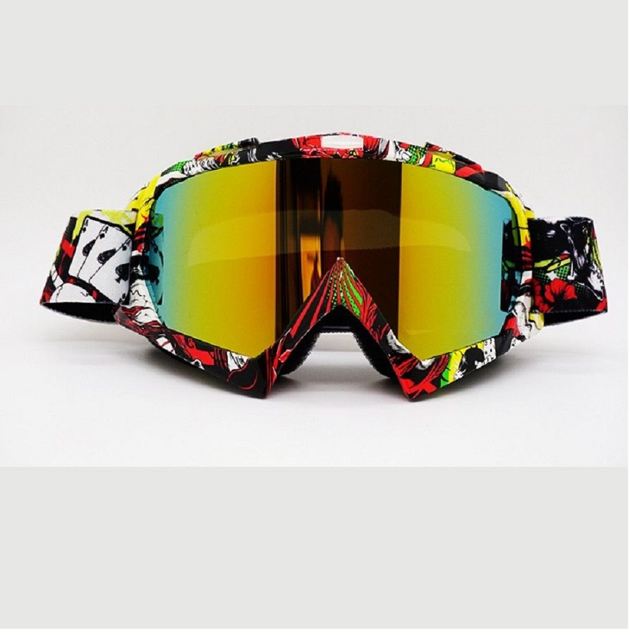Мотоочки очки спортивные велосипедные горнолыжные для мотокросса сноуборда и байка  #1