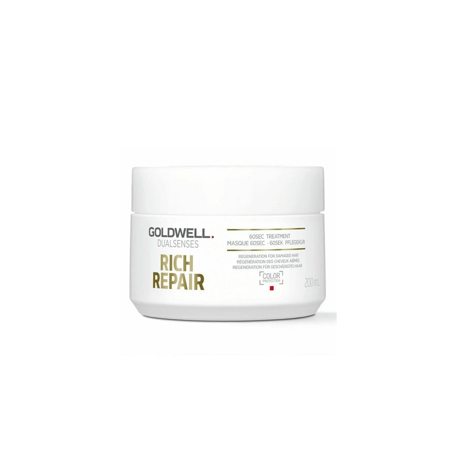 Goldwell Dualsenses Rich Repair 60Sec Treatment - Маска для восстановления волос 200 мл  #1