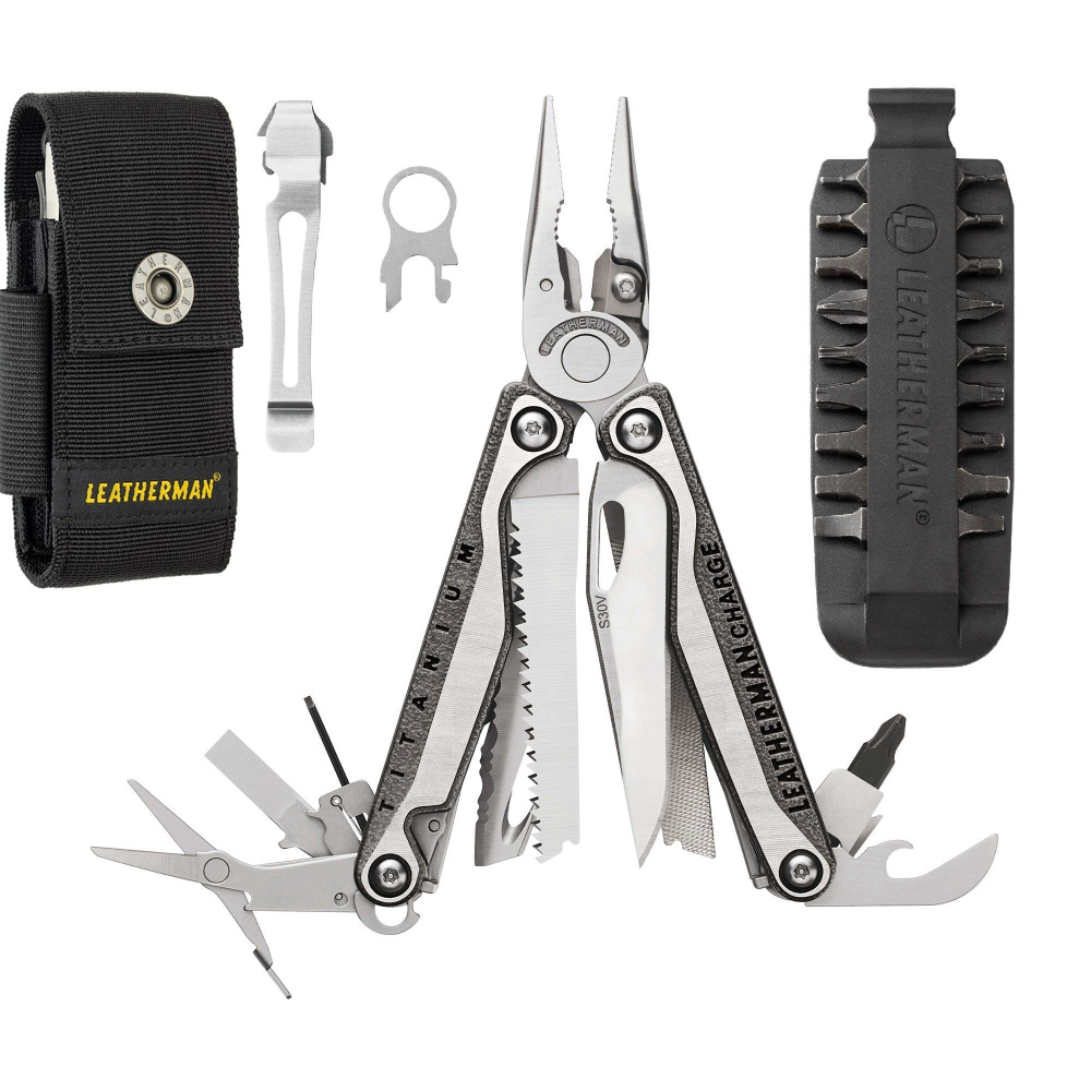 Мультитул Leatherman Charge plus TTI с клипсой и битами #1