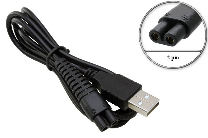 Кабель USB - 5V (UC BRB2) для зарядки от устройства с USB выходом триммера, машинки для стрижки и др. #1