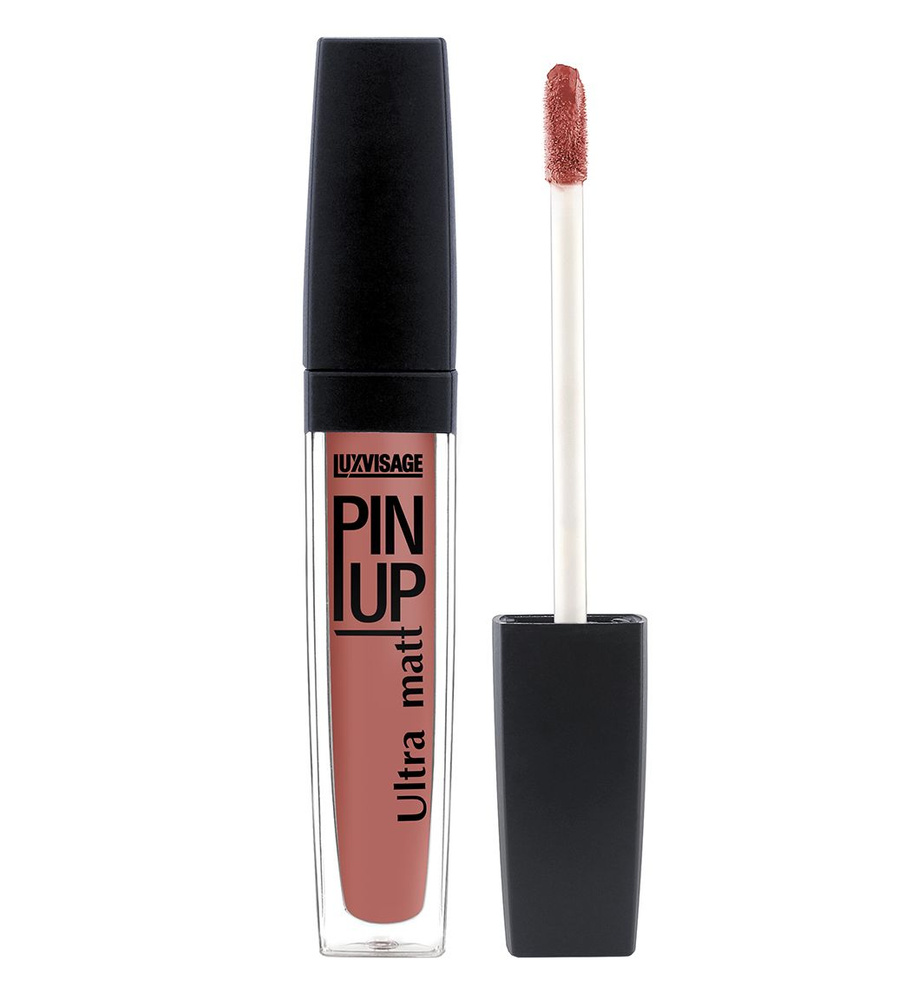 Luxvisage Блеск для губ матовый Ultra Matt Pin up, тон 25 Toffee #1