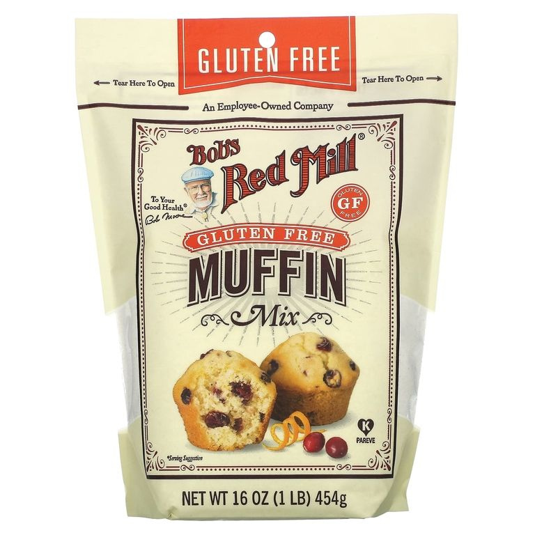 Bob's Red Mill, Смесь для маффинов, Muffin mix, без глютена, 454 г #1