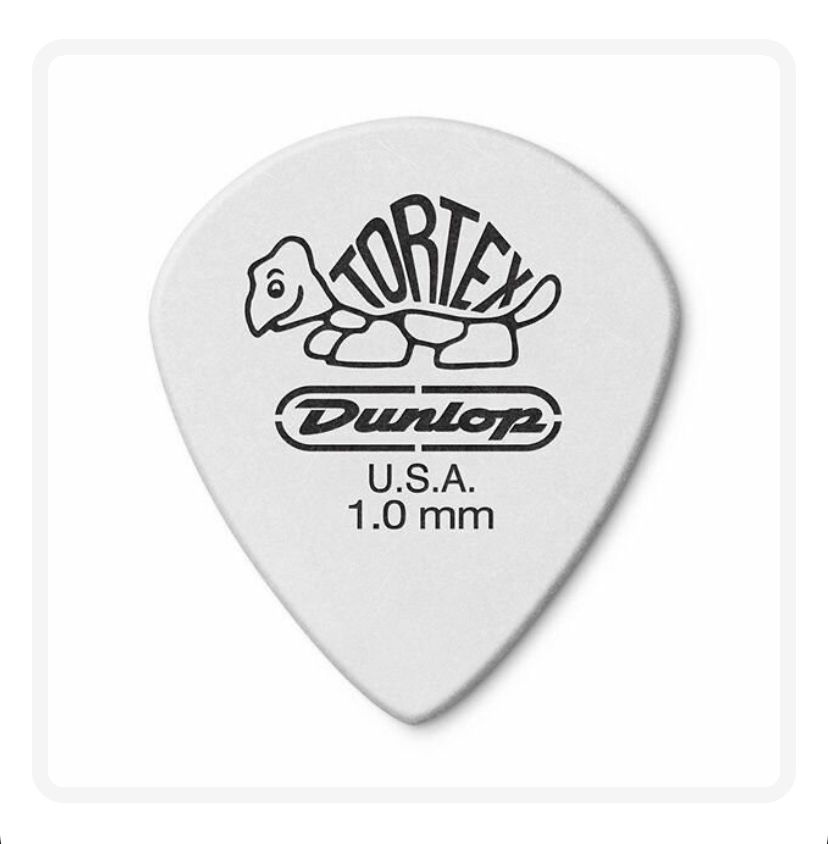 Медиаторы Dunlop tortex small teardrop, 423r.1.0 mm,белый,упаковка 6шт. #1