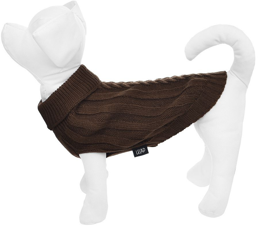 Lelap свитер Libre для кошек и собак, акрил, коричневый, размер L  #1